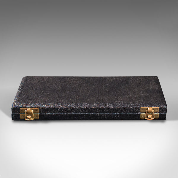Vintage Cased Balance Scale, Indian, Brass, Apothecary Measure, Circa 1960