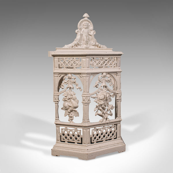 Antique Decorative Stick Stand, English, Hallway Rack, Coalbrookdale, Victorian
