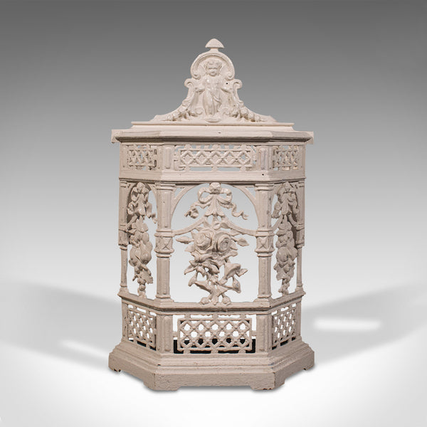 Antique Decorative Stick Stand, English, Hallway Rack, Coalbrookdale, Victorian