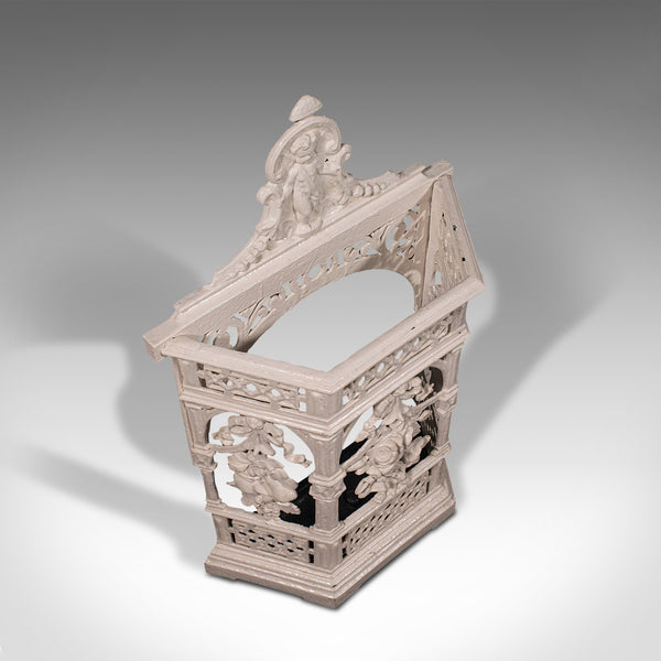 Antique Decorative Stick Stand, English, Hallway Rack, Coalbrookdale, Victorian