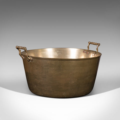 Large Antique Country House Preserve Pan, English, Bronze, Jam, Pot, Georgian