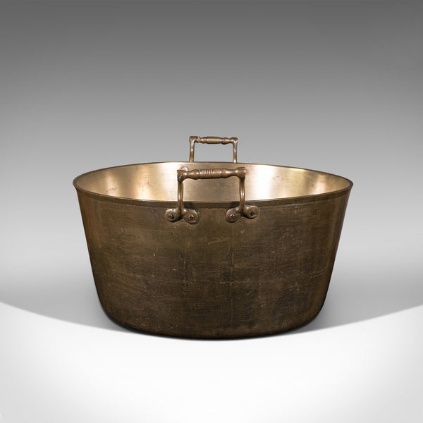 Large Antique Country House Preserve Pan, English, Bronze, Jam, Pot, Georgian