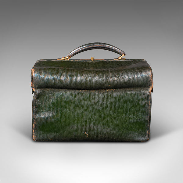 Antique Toiletry Case, English, Leather, Vanity Bag, Harrods, London, Edwardian