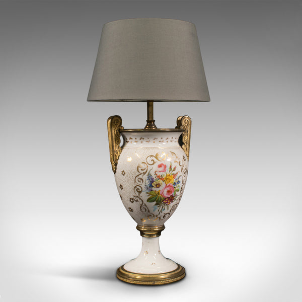 Vintage Decorative Table Lamp, French, Ceramic Urn, Ornamental Light, Circa 1970