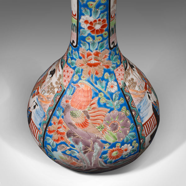 Vintage Decorative Vase, Chinese, Ceramic, Baluster, Stem, Posy, Art Deco, 1930