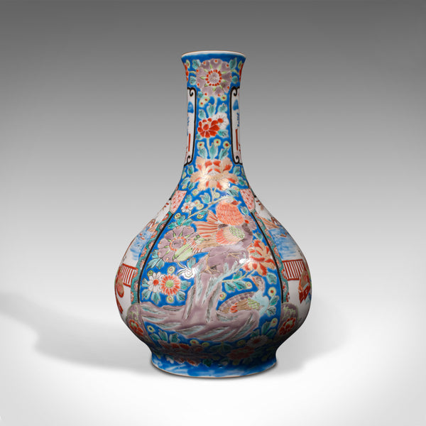 Vintage Decorative Vase, Chinese, Ceramic, Baluster, Stem, Posy, Art Deco, 1930