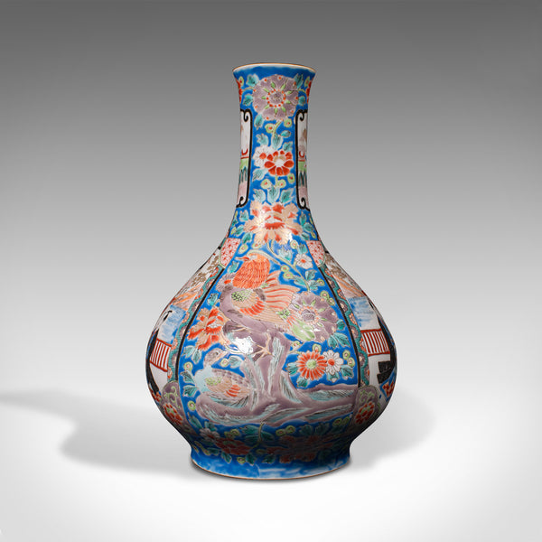 Vintage Decorative Vase, Chinese, Ceramic, Baluster, Stem, Posy, Art Deco, 1930