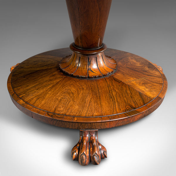 Antique Circular Breakfast Table, English, Tilting Top, Centrepiece, William IV