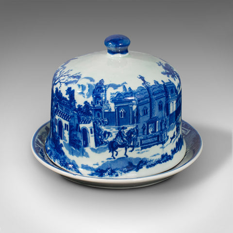 Antique Cheese Keeper, English, Ceramic, Butter Dome, Victorian, Circa 1900