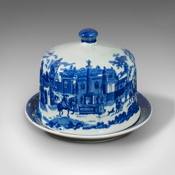 Antique Cheese Keeper, English, Ceramic, Butter Dome, Victorian, Circa 1900