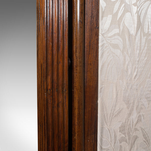 Antique Shop's Dressing Mirror, English, Walnut, Cheval, Retail, Regency, C.1820