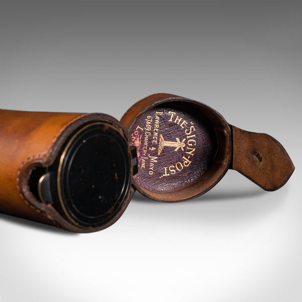 Antique 3 Draw Telescope, English, Terrestrial, Lawrence & Mayo, Victorian, 1900