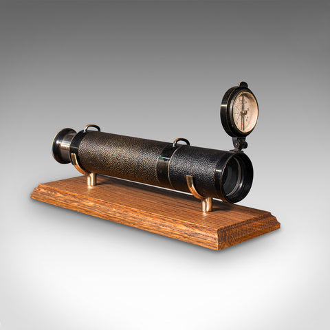 Antique 3 Draw Telescope, English, Terrestrial, Lawrence & Mayo, Victorian, 1900