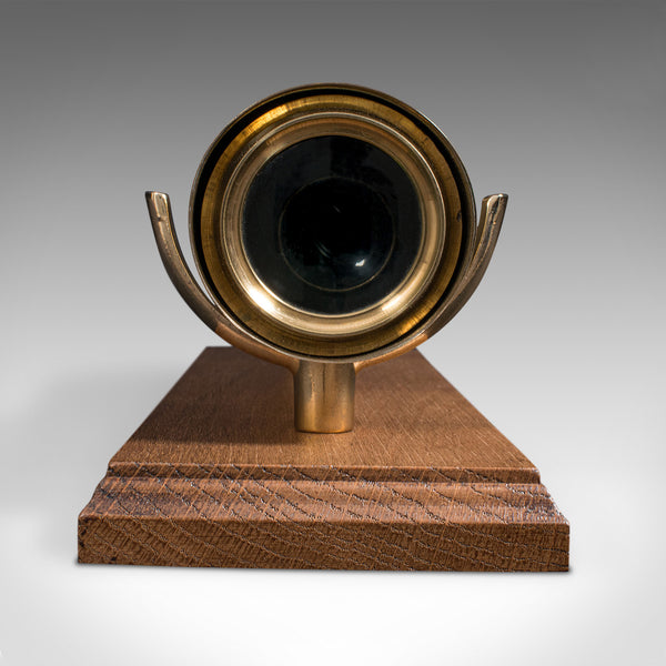 Antique 3 Draw Telescope, English, Brass, Day Or Night, Terrestrial, Victorian