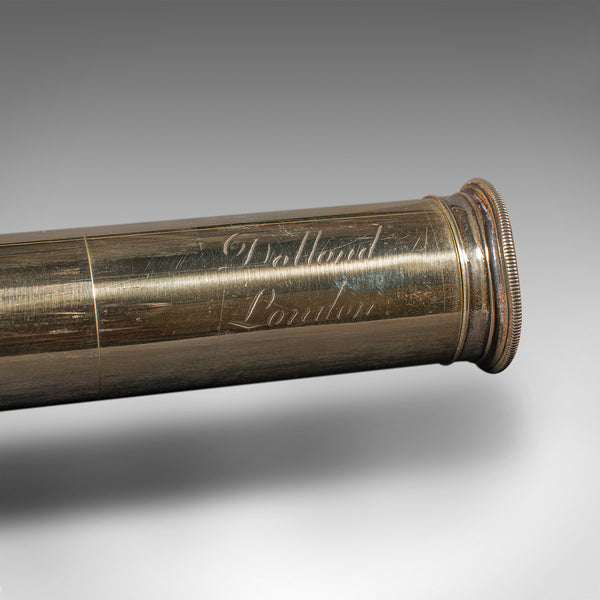 Large Antique Officer Of The Watch Telescope, English, Dollond, Victorian, 1890