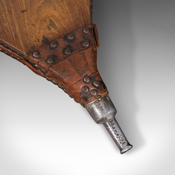 Set of Antique Fireside Bellows, English, Elm, Leather, Fireplace, Victorian