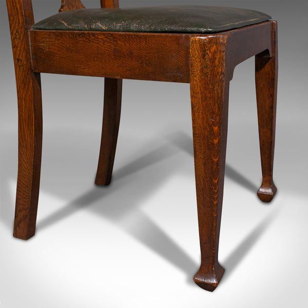 Set Of 6 Antique Dining Chairs, English, Arts & Crafts, Liberty, Victorian, 1900