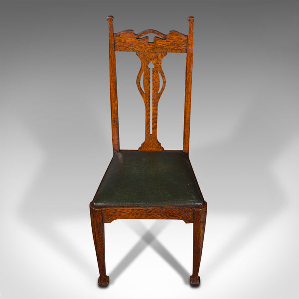 Set Of 6 Antique Dining Chairs, English, Arts & Crafts, Liberty, Victorian, 1900