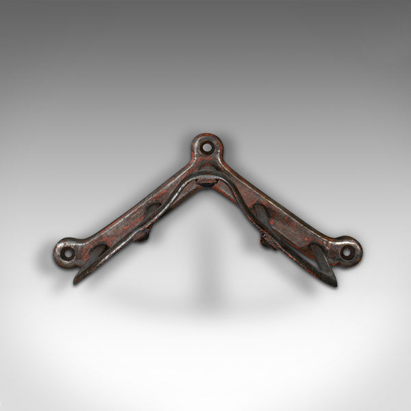 Set Of 3 Antique Tack Hanging Racks, English, Equestrian, Wall Mount, Victorian