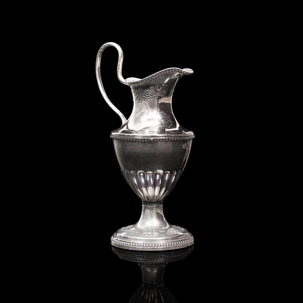Antique Pouring Jug, English, Silver Plate, Decorative, Posy Vase, Edwardian