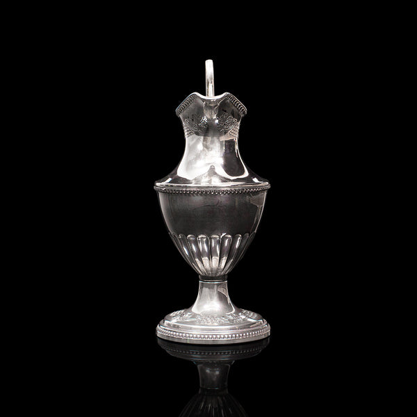 Antique Pouring Jug, English, Silver Plate, Decorative, Posy Vase, Edwardian
