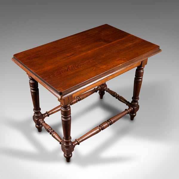 Antique Console Table, English, Pine, Ecclesiastical, Side, Victorian, C.1880