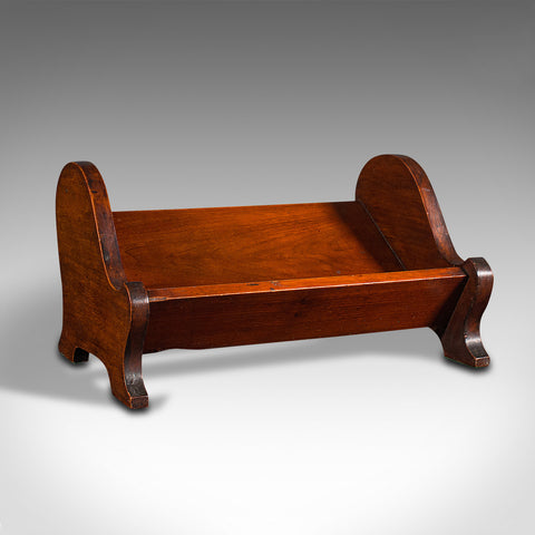 Small Antique Novel Rest, English, Walnut, Book Trough, Victorian, Circa 1900