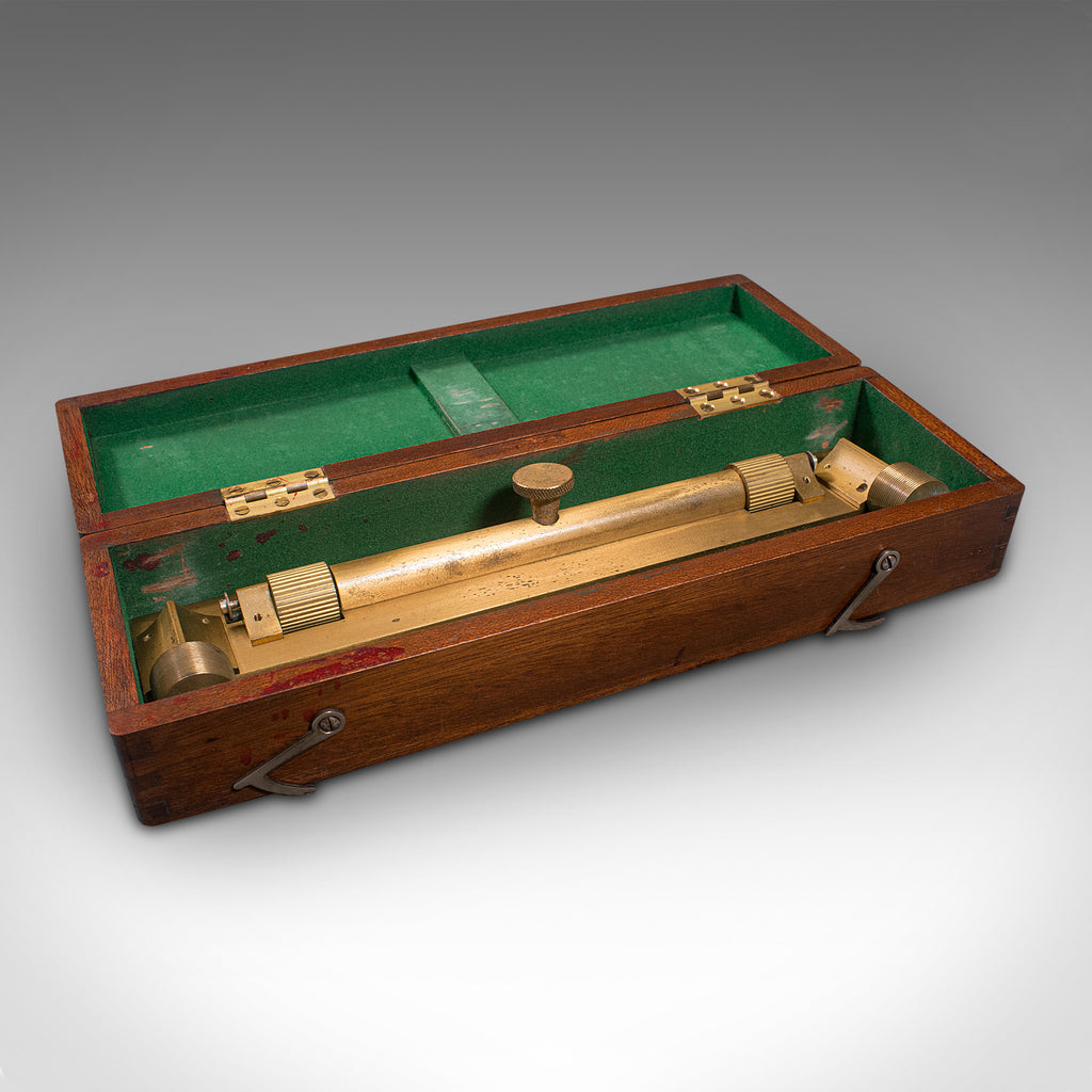 Antique Rolling Parallel Rule, English Brass, Scientific Instrument ...