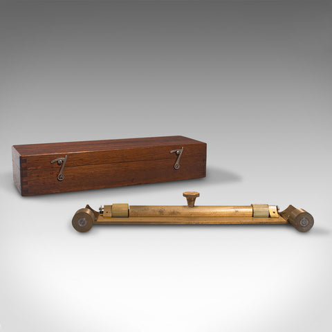 Antique Rolling Parallel Rule, English, Brass, Scientific Instrument, Edwardian