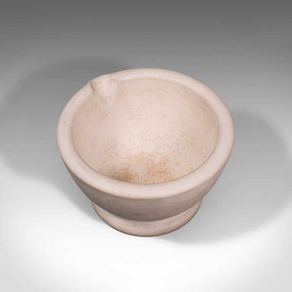 Antique Mortar and Pestle, English, Ceramic, Apothecary, Cookery Tool, Victorian
