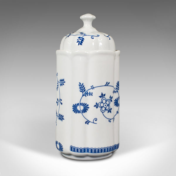 Set Of 6 Vintage Storage Jars, German, Ceramic, Kitchen Canister, Circa 1950