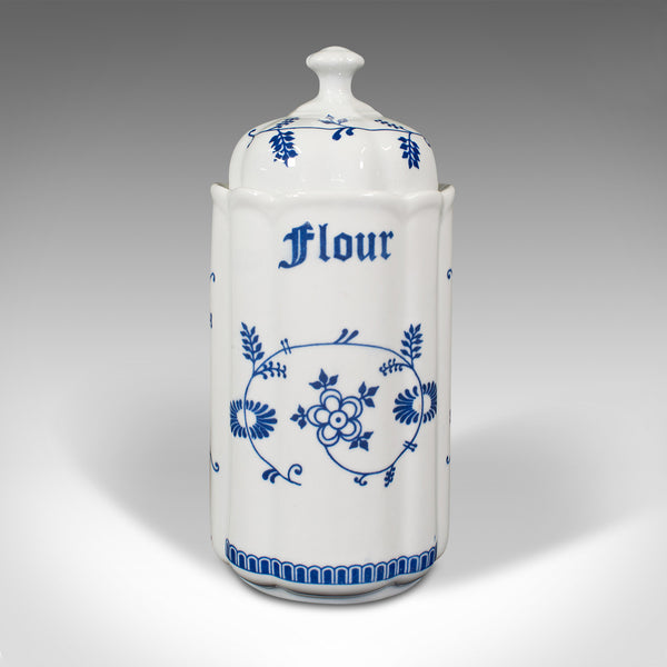 Set Of 6 Vintage Storage Jars, German, Ceramic, Kitchen Canister, Circa 1950