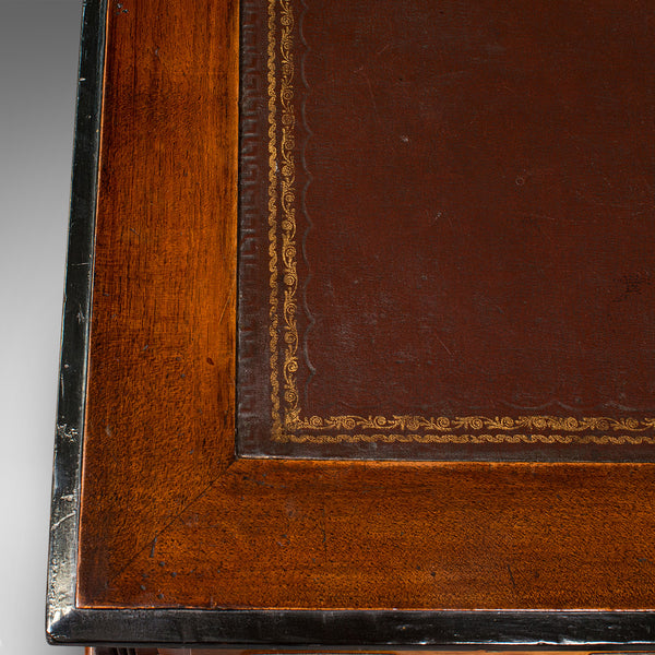 Antique Ladies Morning Room Desk, English, Writing Table, Aesthetic Period, 1880