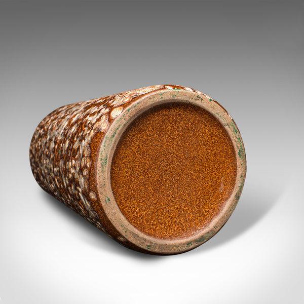Vintage Stem Vase, German, Ceramic, Lava, Decorative Hall Stand, Circa 1960