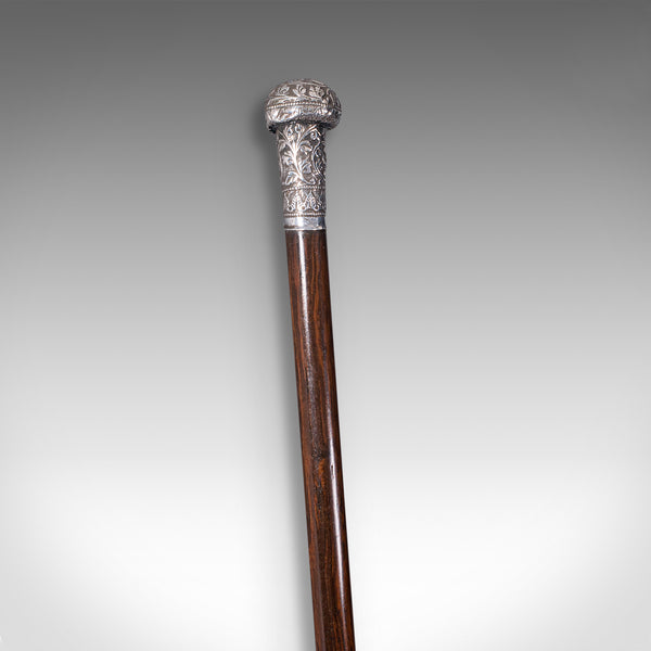 Antique Colonial Walking Cane, Anglo Indian, Coromandel, Swagger Stick, Georgian