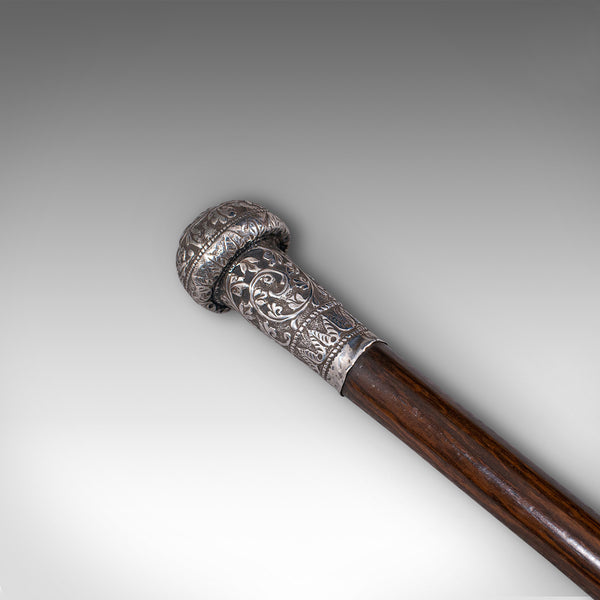 Antique Colonial Walking Cane, Anglo Indian, Coromandel, Swagger Stick, Georgian