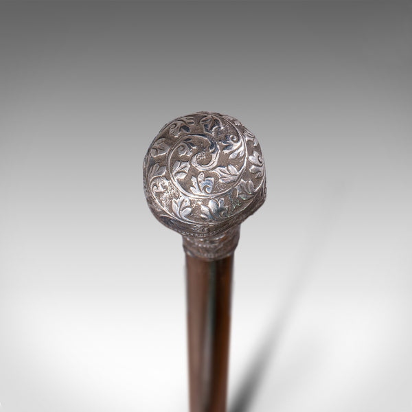 Antique Colonial Walking Cane, Anglo Indian, Coromandel, Swagger Stick, Georgian