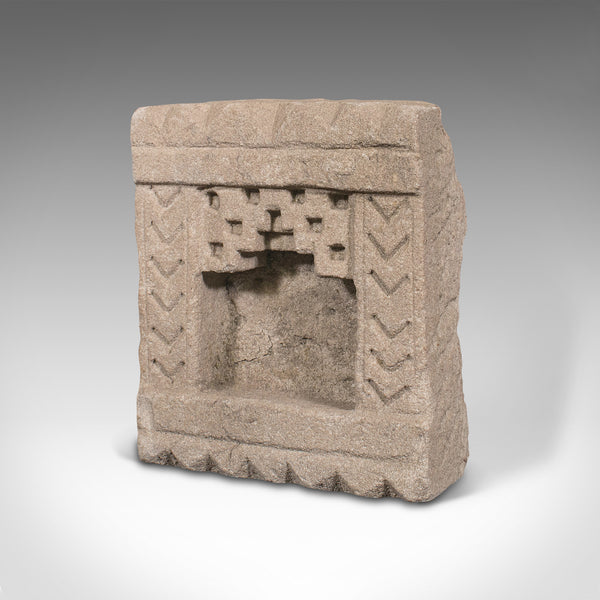 Antique Apprentice's Stone Carving, English, York Stone, Decorative, Victorian