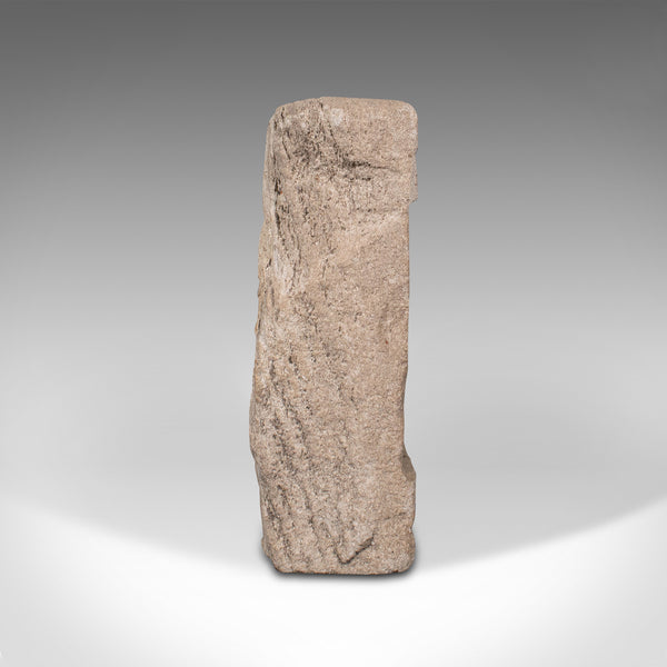 Antique Apprentice's Stone Carving, English, York Stone, Decorative, Victorian