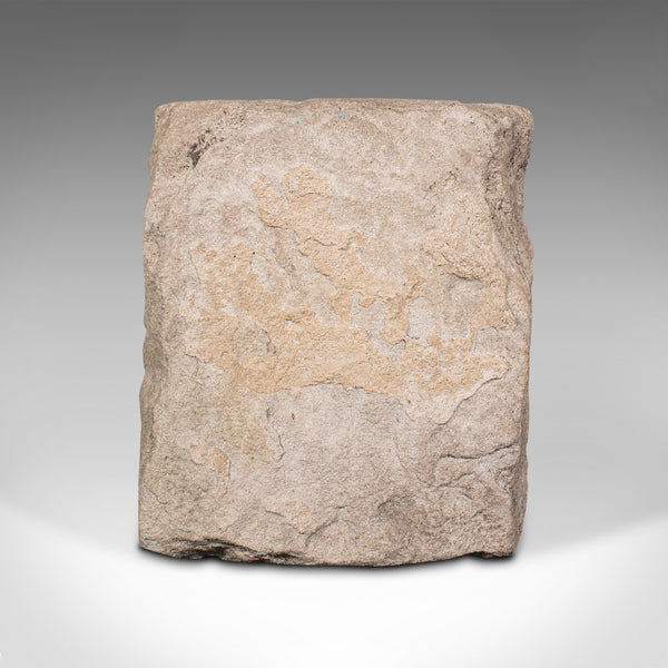 Antique Apprentice's Stone Carving, English, York Stone, Decorative, Victorian