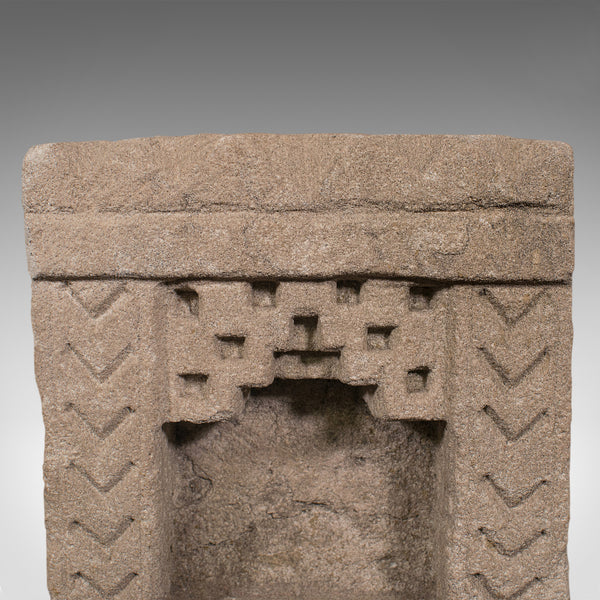 Antique Apprentice's Stone Carving, English, York Stone, Decorative, Victorian