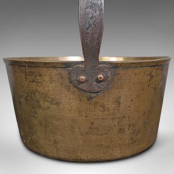 Antique Preserving Pan, English, Bronze, Jam, Cooking Pot, Georgian, Circa 1800