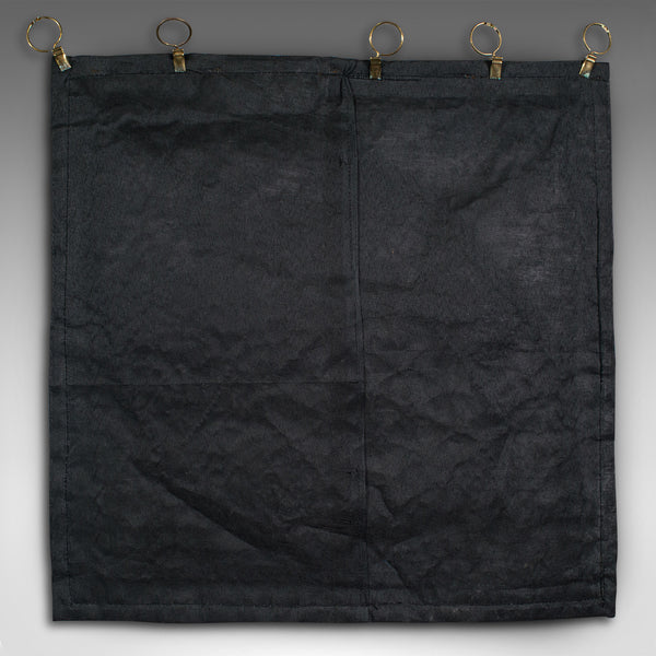 Small Vintage Decorative Wall Panel, Middle Eastern, Square Textile Frieze, 1980