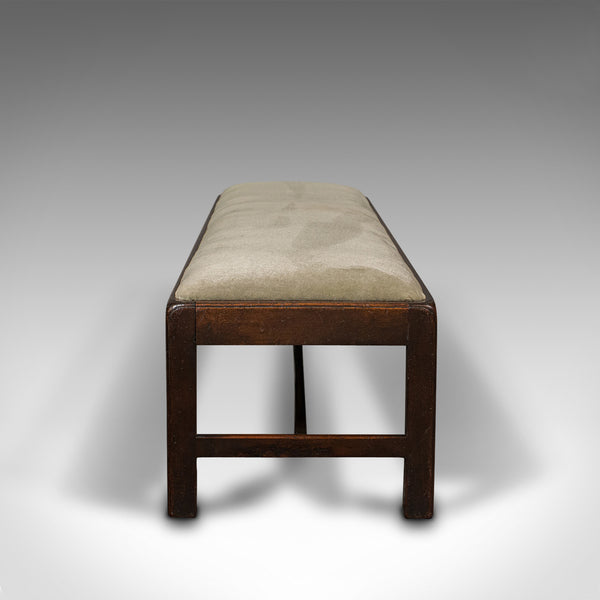 Antique Fireside Foot Rest, English, Mahogany, Kneeling Stool, Victorian, C.1900