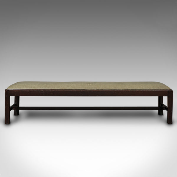 Antique Fireside Foot Rest, English, Mahogany, Kneeling Stool, Victorian, C.1900