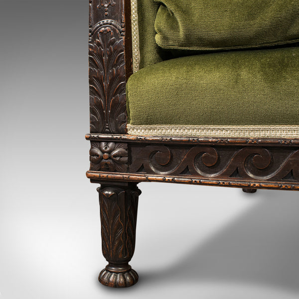 Antique Lounge Arm Chair, English, Club Seat, Armchair, Victorian, Circa 1880