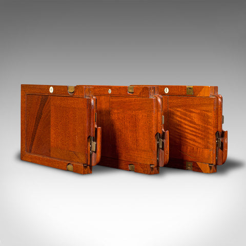 Antique Quarter Plate Film Holders, English, Photographic Slide, Victorian, 1900