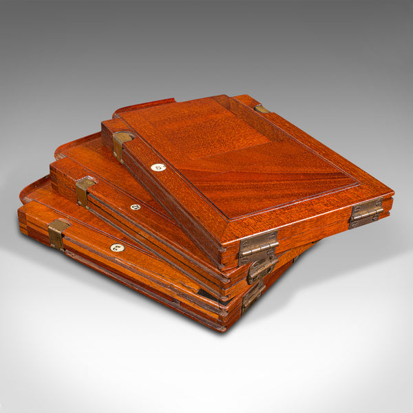 Antique Quarter Plate Film Holders, English, Photographic Slide, Victorian, 1900