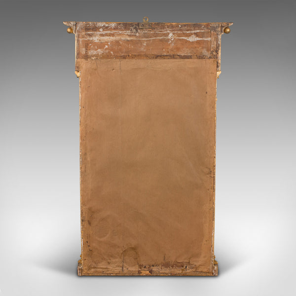 Antique Pier Mirror, English, Giltwood, Decorative, Hall, Regency, Circa 1820