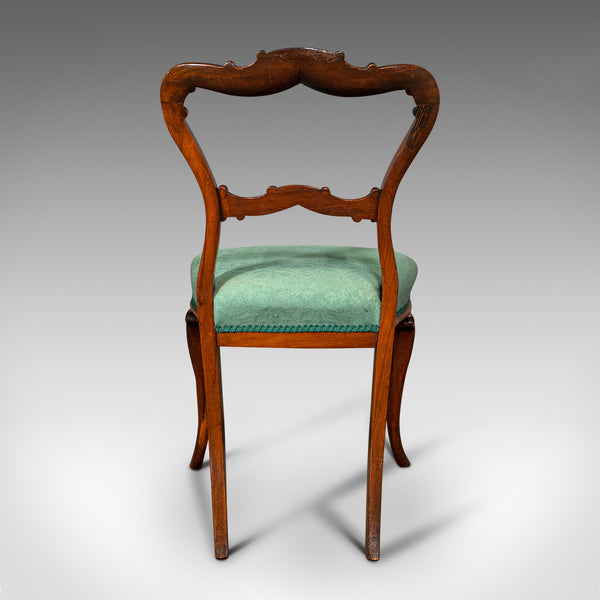 Set Of 6 Antique Buckle Back Chairs, English, Dining Seat, Victorian, Circa 1850